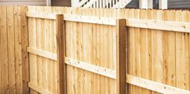 Timber fencing